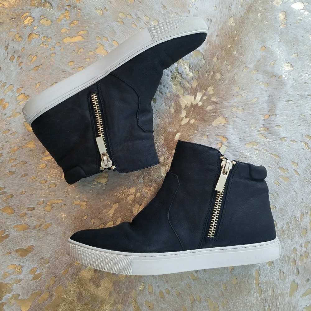 Kenneth Cole Keenan High Top Zip Sneaker 9.5